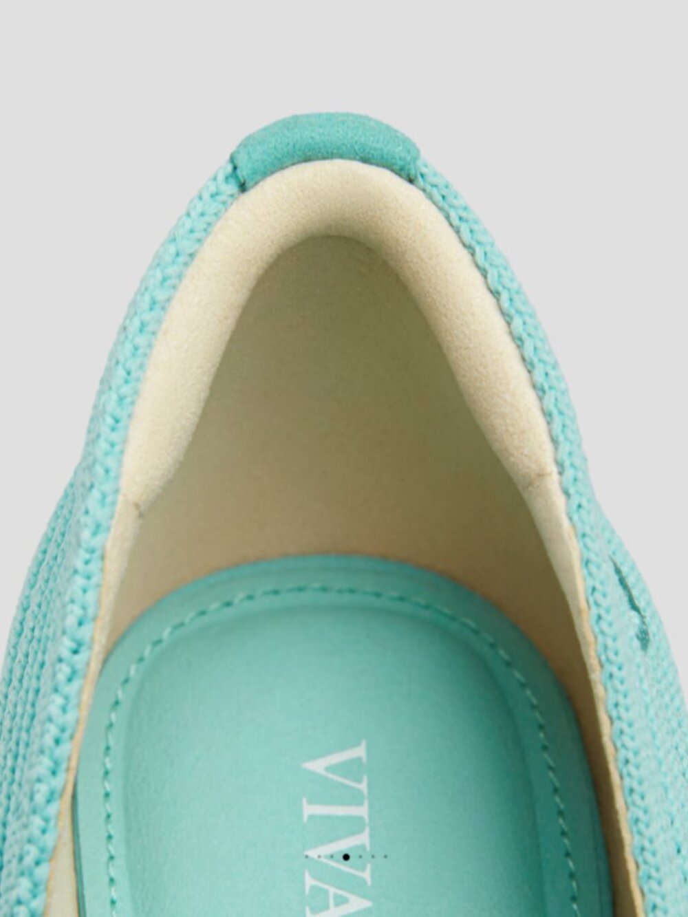 Vivaia Pointed-Toe D'Orsay Flats (Melia) in Acqua Sz 10.5 / Eu 42 NEW IN BOX - Picture 4 of 16